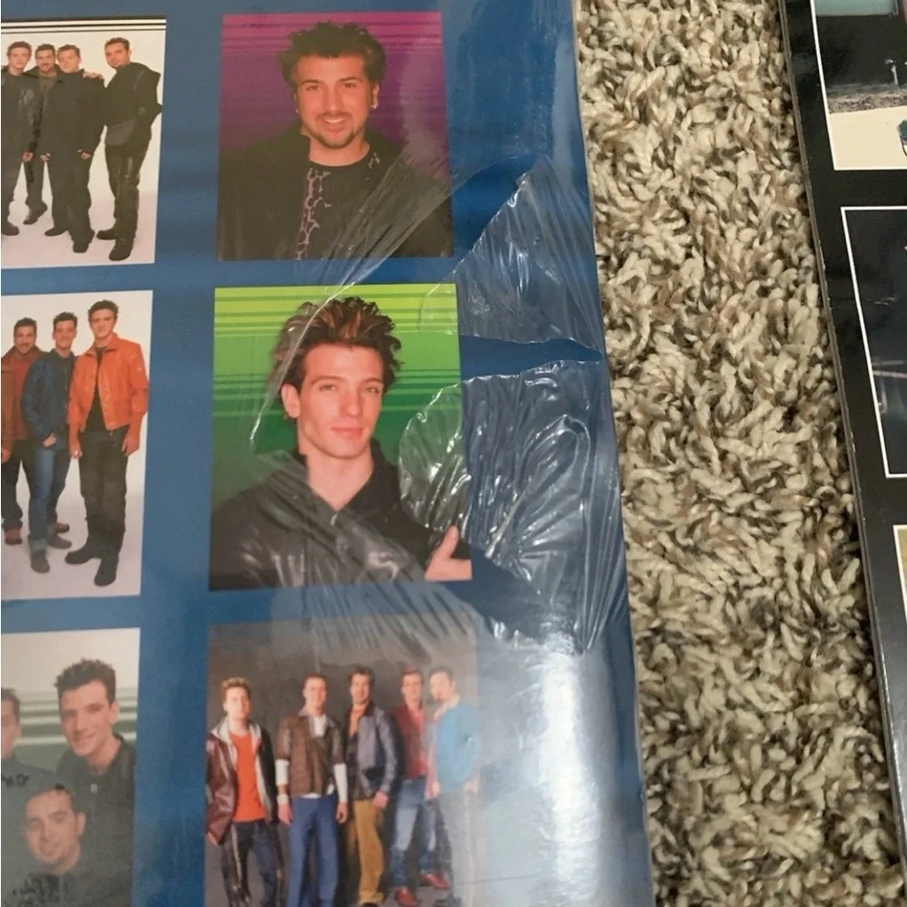 NSYNC/Justin Timberlake  2002 16-Month Calendar - Black and Gray